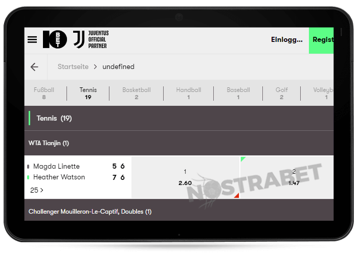 10bet für Tabletten